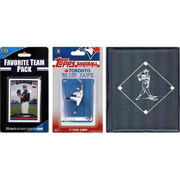 Williams & Son Saw & Supply C&I Collectables 2019JAYSTSC MLB Toronto Blue Jays Licensed 2019 Topps Team Set & Favorite Player Trading Cards Plus Storage Album 2019JAYSTSC